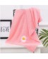 Khăn mặt khổ lớn 75x35cm thêu hoa cúc xuất Hàn